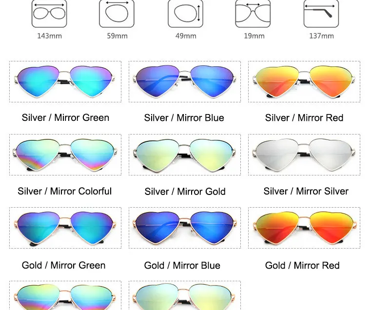 SIMPRECT сердце солнцезащитные очки Для женщин Ретро Зеркало UV400 эластичность нога металлические солнцезащитные очки модные винтажные очки De Sol Mujer