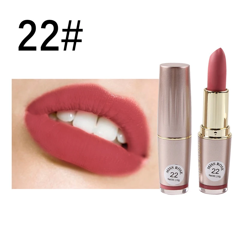 

Ladies Lipsticks Long Lasting Waterproof No Faded Matte Lip Sticks for Women Makeup TU45889