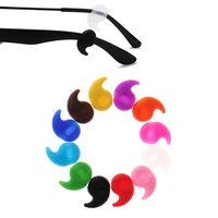 5 pair eyeglass temple tips sleeve retainer silicone anti slip holder elastic glasses ear hook mirror leg glasses accessories