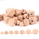 Бусины Из Натурального бука, 10-20 мм, 10 шт.