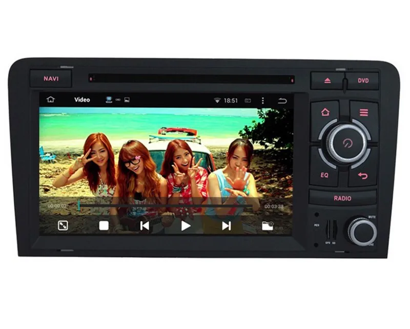 Android 8 0 7 1 6 Автомобильный DVD плеер GPS навигация Sysrtem для Audi A3 S3 RS3 2003 2011 Радио стерео