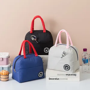 Портативная Термосумка для ланча, изолированная термо-сумка для хранения еды, школьный дорожный рабочий контейнер для бенто для студентов, мешки для хранения еды