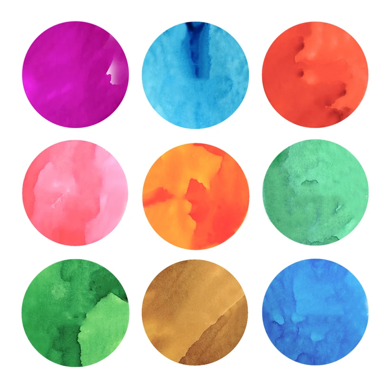 Перьевая ручка цветные чернила без углерода градиентные цвета перо порошка