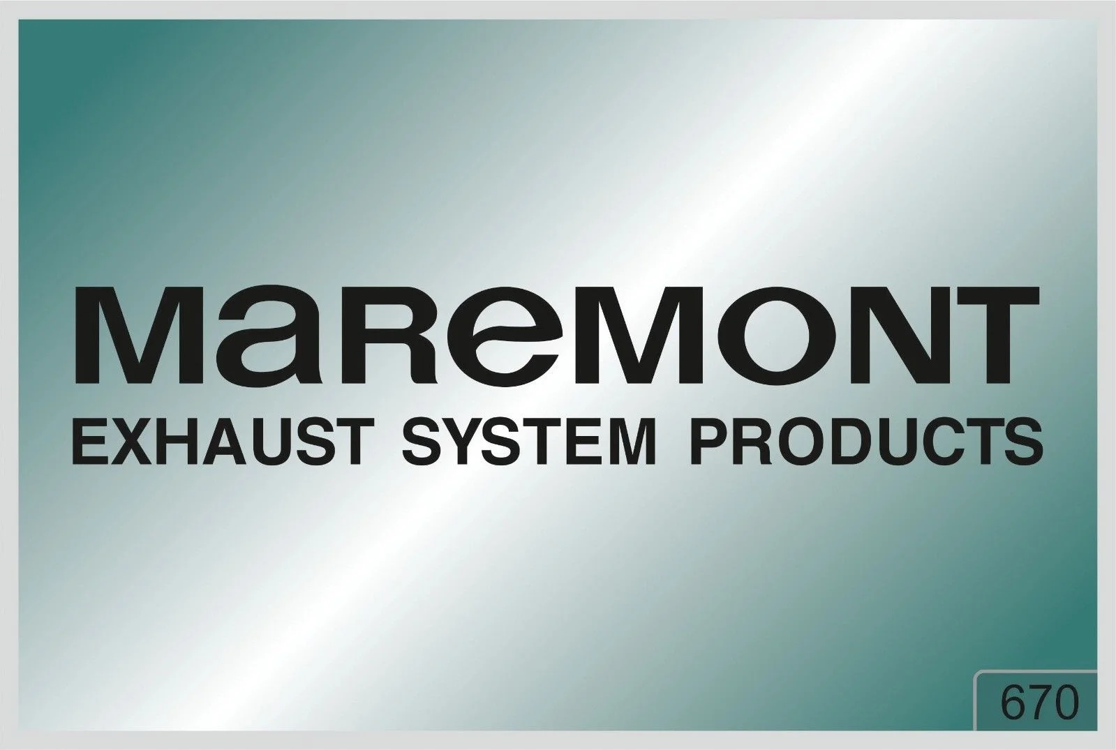

Для изделий из выхлопной системы Maremont-2 шт. наклеек-высокое качество-diff. Кол. 670