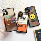 Чехол Poco X3 Pro для Poco F3 X3 NFC M3 M4 Pro, чехол для Xiaomi Redmi Note 11 10 9 8 Pro Mi 11 Lite 10T 9T 9S 10S, Матовые чехлы с улыбкой