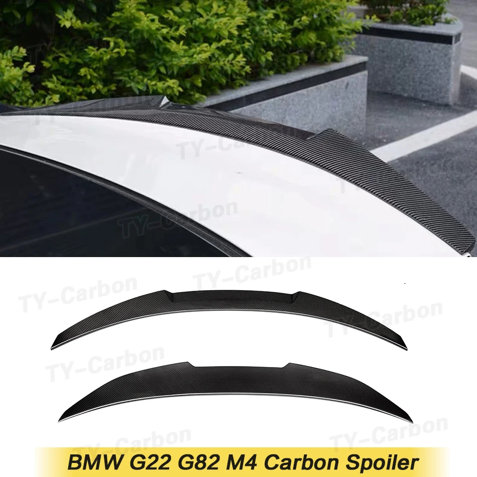 

Rear Trunk Spoiler Wing Lip for BMW 4 New Series G22 Coupe 2021 Carbon Fiber Rear Trunk Boot Lip Wing Spoiler