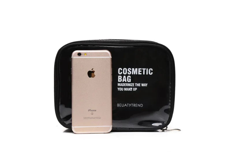XZP Transparent Cosmetic Bag PVC Women Zipper Clear Makeup Bags Beauty Case Make Up Organizer Storage Bath Toiletry Wash Bag