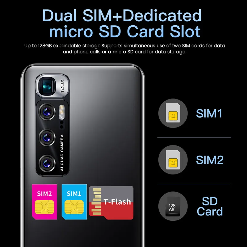 global version smartphones note10 pro 8g 256gb telephone 48mp camera celular daul sim card 4800mah 4g 5g mobile cell smart phone free global shipping