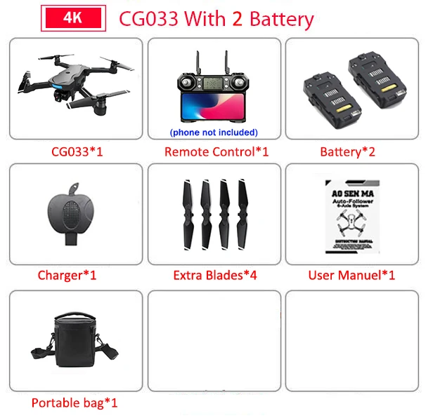 2b BAG CG033 бесщеточный FPV Квадрокоптер с 4K UHD Wifi Gimbal камера RC вертолет складной Дрон gps Дрон детский подарок VS F11 ZEN K1 - Цвет: 2b BAG