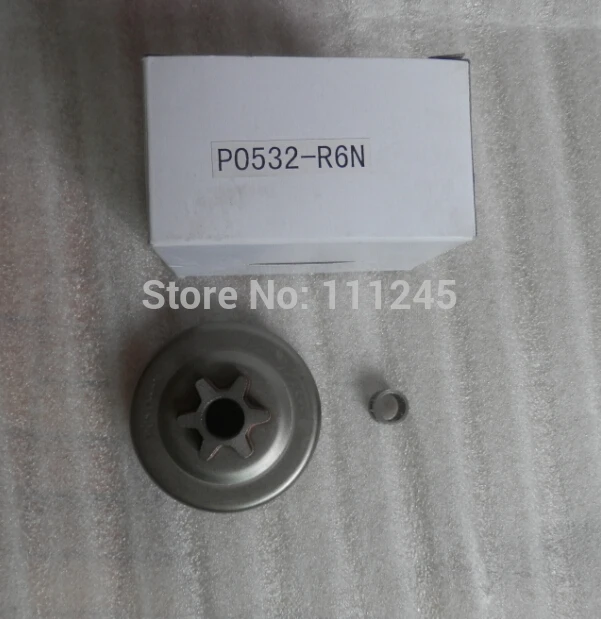 GB PO532-R6N Шпоры цепное колесо& подшипник 3/8LP "6 T ДЛЯ POULAN 230 260 2050 2075 2150 2175 2250 муфта цепной пилы барабан OREGON 106114