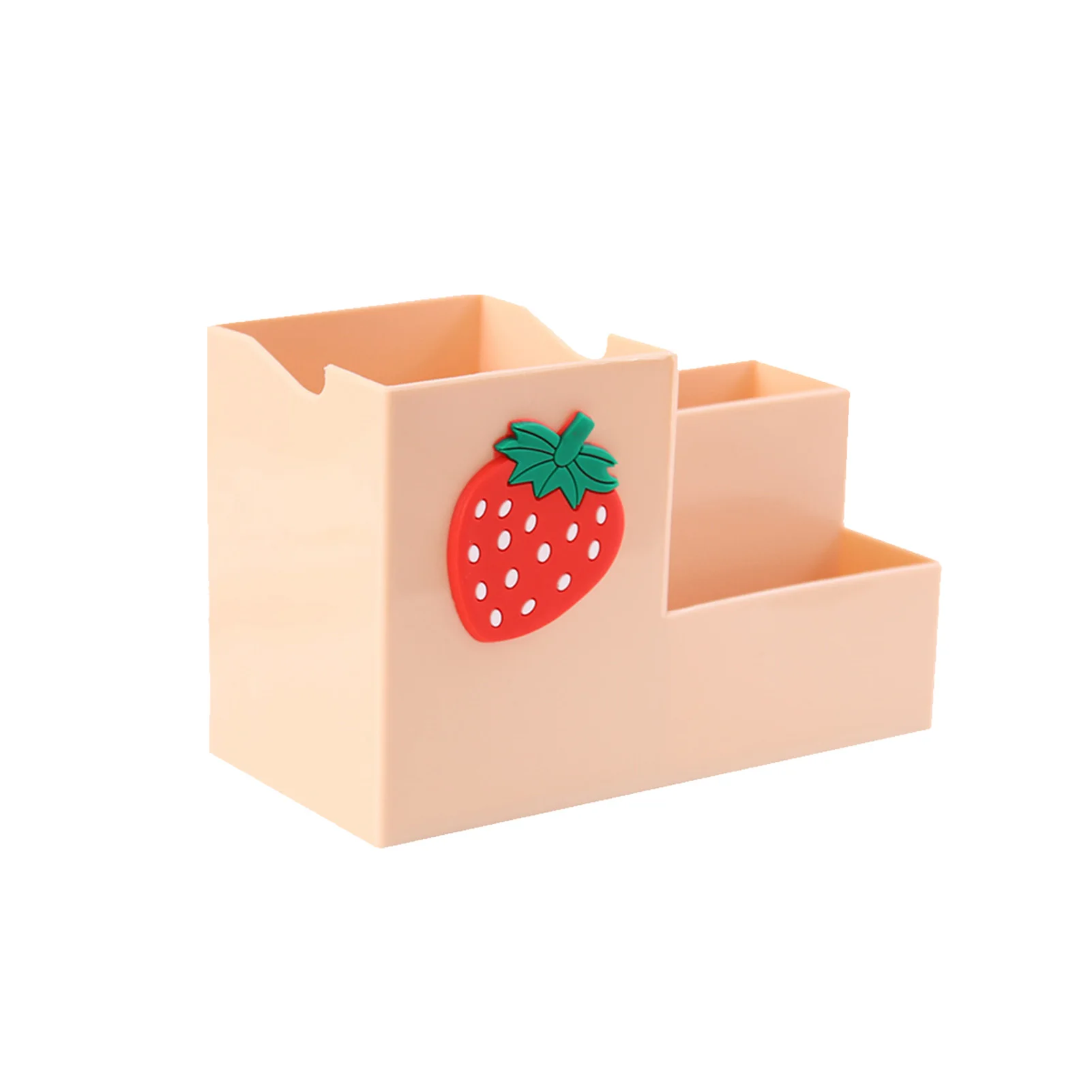 

Study Room Office Accessory Multi Functional Square Durable Makeup Storage Decoration Pen Holder Cute Cartoon Desk Organizer PP