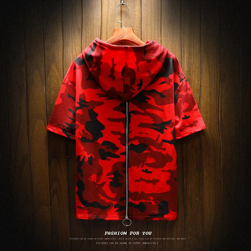 2019 Мужская брендовая одежда летние толстовки с короткими рукавами/мужские