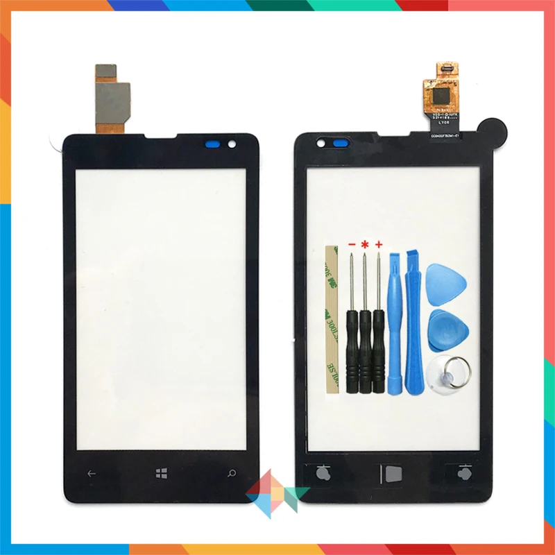 Сменный сенсорный экран высокого качества для Nokia Microsoft Lumia 435 N435 532 N532 дигитайзер