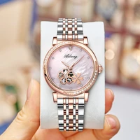ailang new womens watch automatic hollow mechanical watch light luxury waterproof high end ladies fashion watch