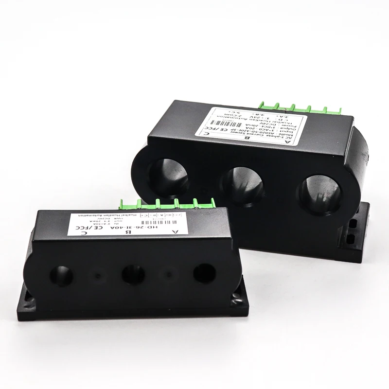 Трехфазный преобразователь тока Холла переменного 0-10 А с аналоговой выходной