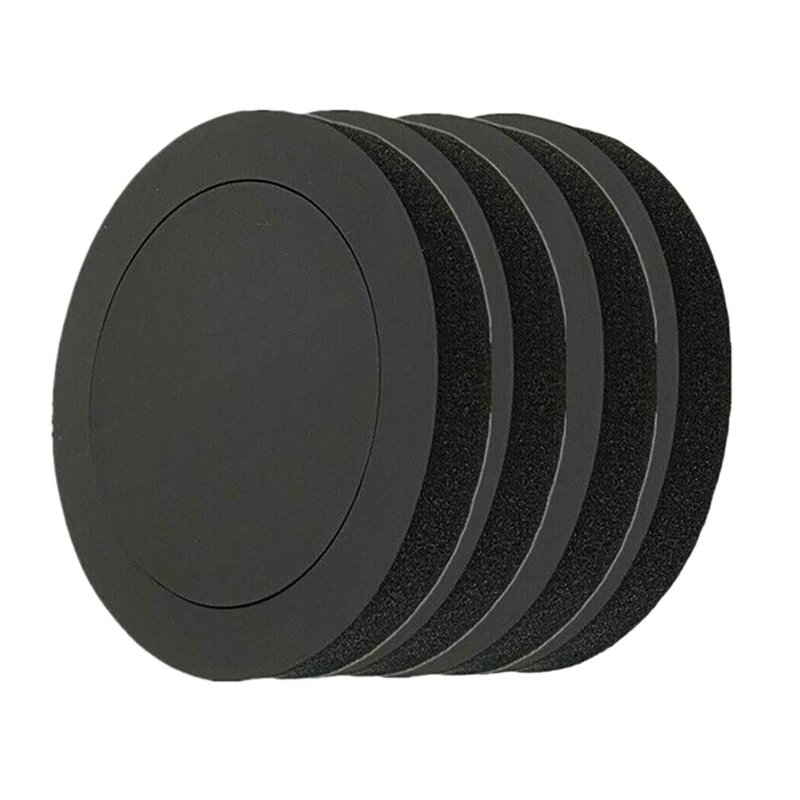 

4PCS Car Audio Speaker Soundproof Cotton Car Door Speaker Bass Ring Foam Woofer Pad Noise Sound Wave Sealed Ring
