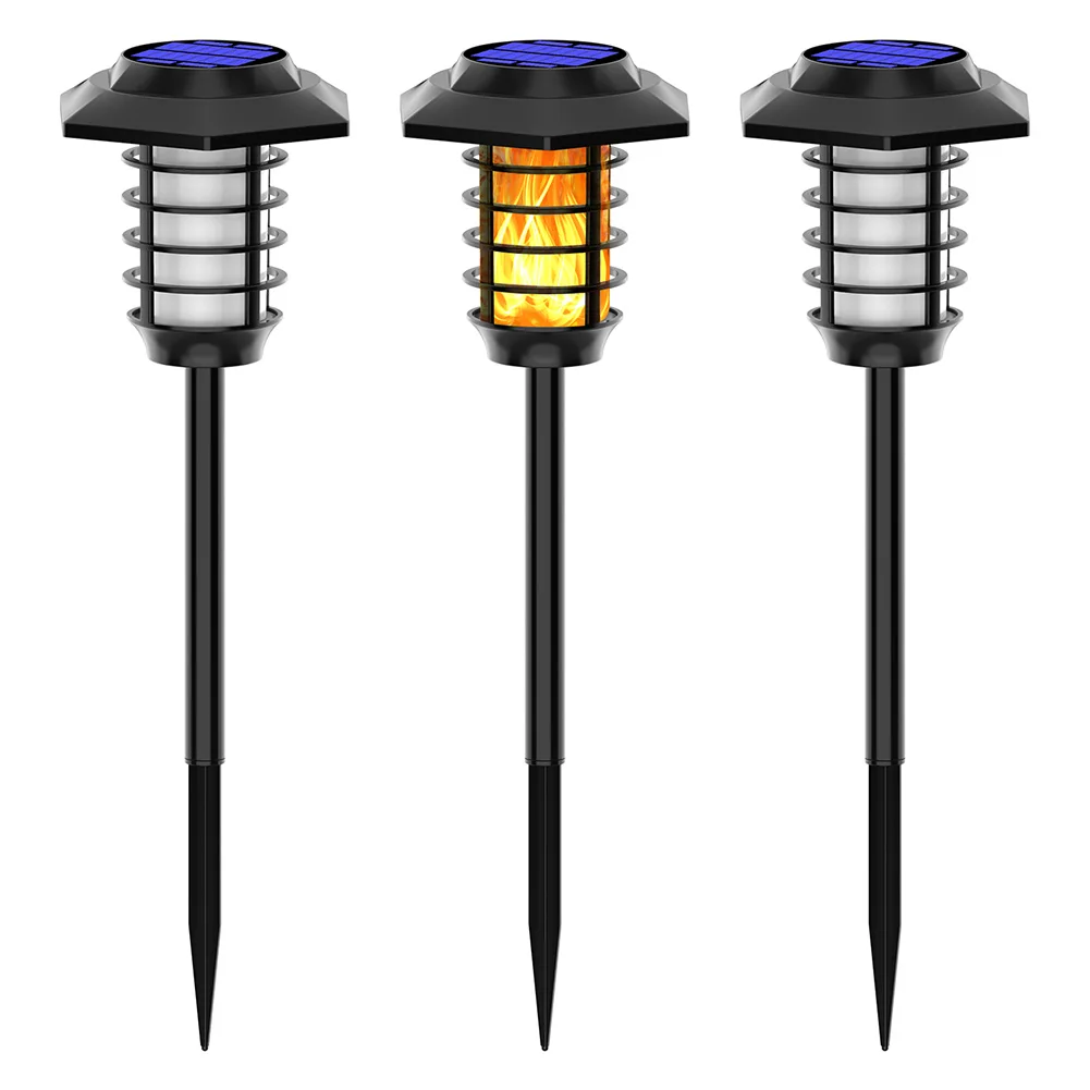 

LED Landscape Torch Lamp Decor Outdoor Solar Light Waterproof Buried Spotlight Solar Bollard Light Led Solar Stick Lights
