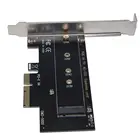 Адаптер M.2 NVMe SSD на PCIE 3,0 X1 4X, интерфейсная карта M Key, поддержка PCI Express 3,0 2230 2242 2260 2280, размер m.2 NVME SSD