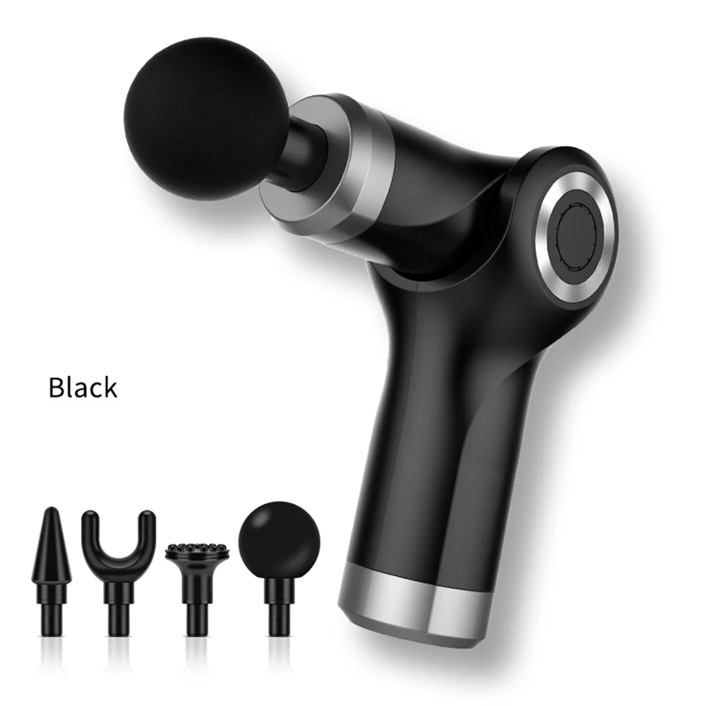 

90/180 Rotatable Fascia Massage Gun Electric Muscle Massager High Frequency Body Neck Massager For Pain Relief Fitness Shaping