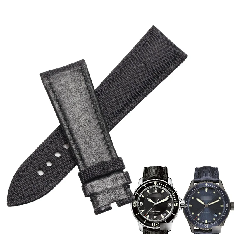 Ремешок WENTULA для наручных часов Blancpain 50 FATHOMS 5015 5000 тканевый мужской браслет
