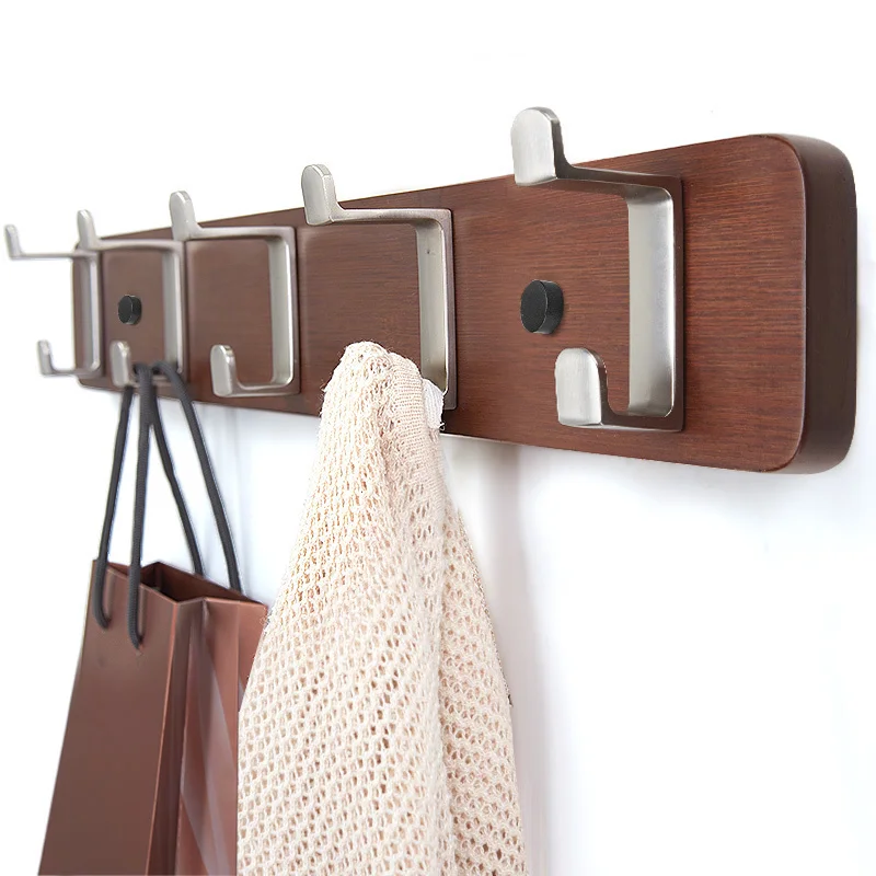 Винтажный стиль настенный крючок Bambook настенная вешалка для крыльца мебель