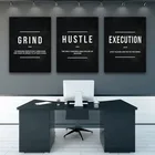 Мотивационные плакаты и принты изящного исполнения, офисный декор, вдохновляющая Картина на холсте для предпринимателей, художественные картины