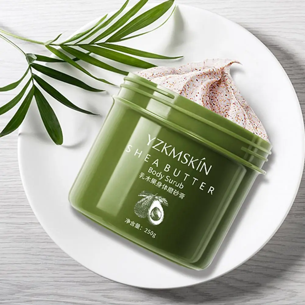 HobbyLane масло семян Ши Body скраб крем глубокий обладает отшелушивающим эффектом