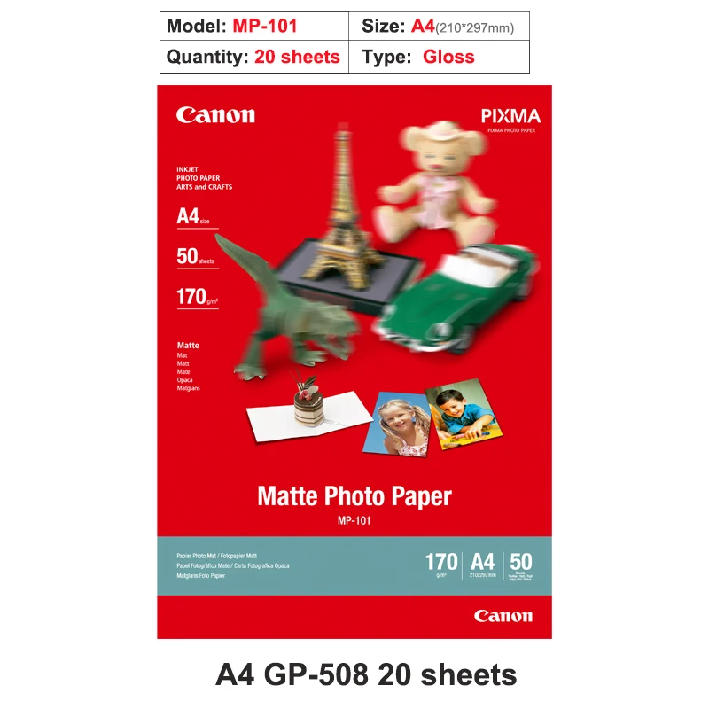 Оригинальные принадлежности для принтера Canon фотобумага водонепроницаемая