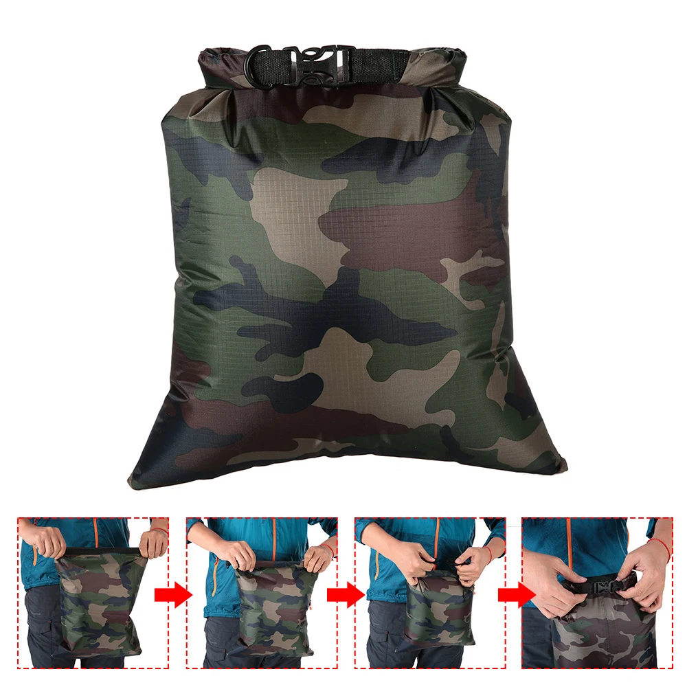 

8L Outdoor Waterproof Storage Bags Dry Sacks Watertight Swimming Bag Smartphone Camera Storage Bags for Drifting Water Sports