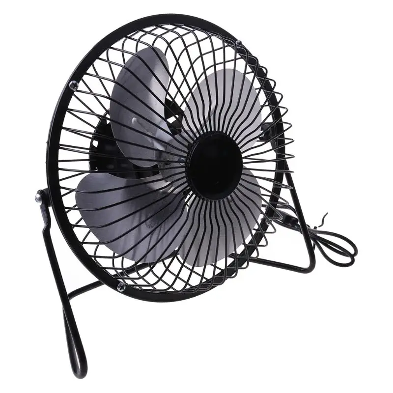 

New USB Desk Fan Metal Mute Office Home Car Travel Personal Mini Table Portable Outdoor Fan 4" and 6" Optional Hot