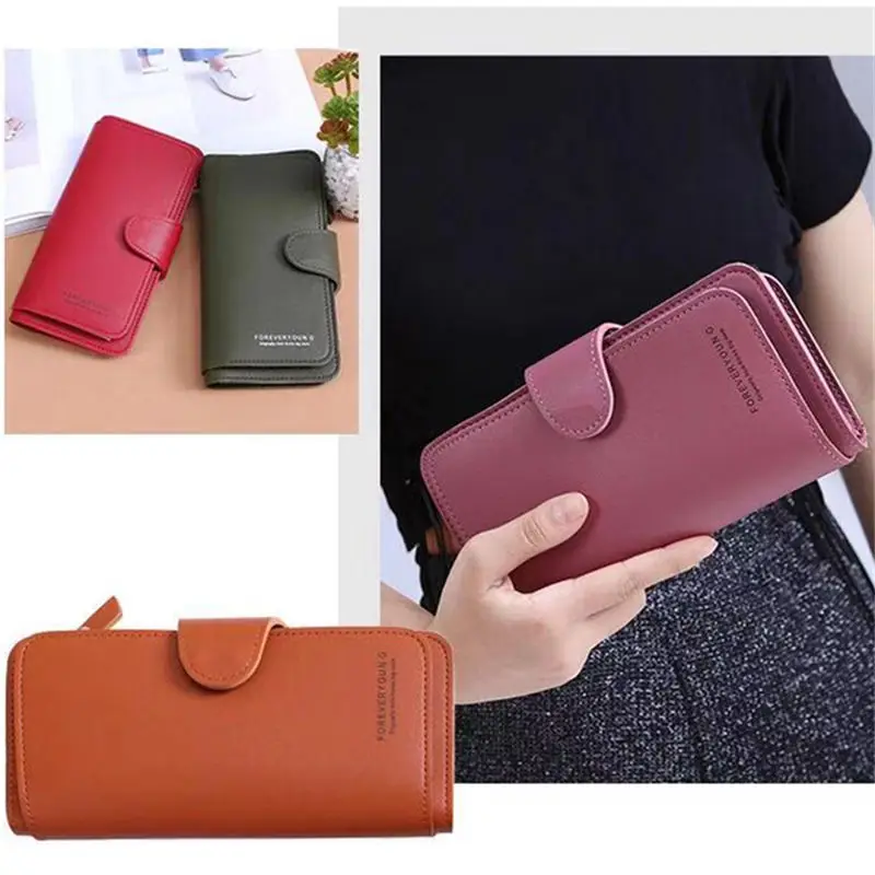 2019 New Fashion Luxury Women's Wallet Persom Portomonee Collection Long Carteras | Багаж и сумки