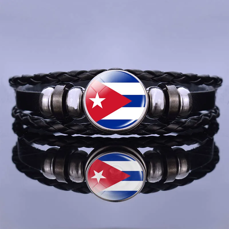 Браслет с флагом Северной Америки Канада Америка Мексика Ямайка Багамы Куба флаг