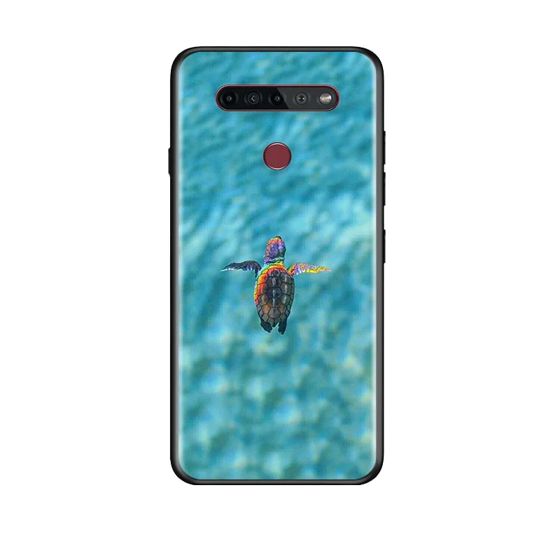 

Cute Turtle Tortoise Ocean For LG G8 V30 V35 V40 V50 V60 Q60 K40S K50S K41S K51S K61 K71 K22 ThinQ 5G TPU Silicone Phone Case