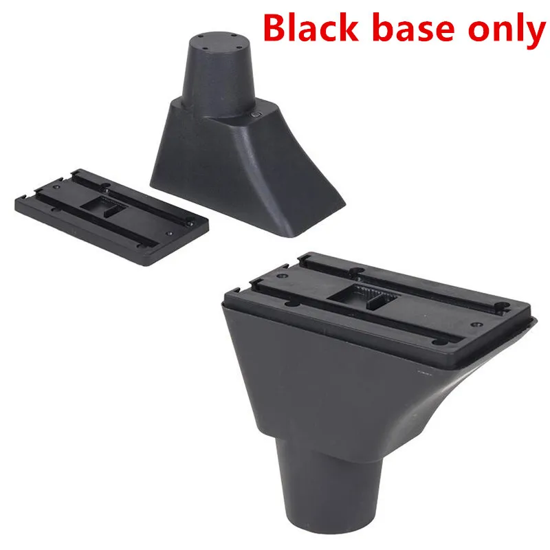 Black base only Для Nissan Almera G15 подлокотник коробка - Название цвета: Black base only