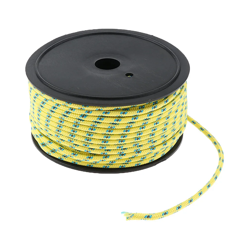 Light Yellow 50m 0," высокопрочный направляющий шнур для светоотражающего тента Guyline Canopy Cord аксессуары для кемпинга 32,8фт/65,6фт/164фт - Цвет: Light Yellow 50m
