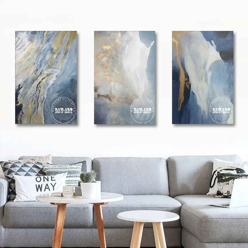 

3PCS New Arrival Picture Art Oil Painting On Canvas Large Contemporary Decor Wall Hangings For Wedding Unframed Free Shipping