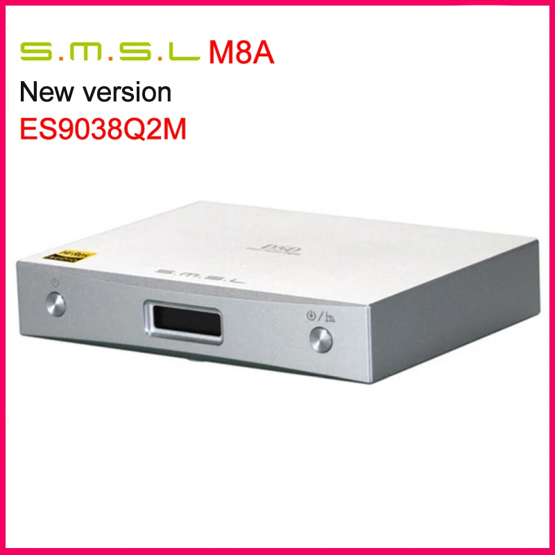 Новая версия SMSL M8A ES9038Q2M 32 бит/768 кГц DSD512 DAC USB/оптический/коаксиальный/Входной XMOS USB