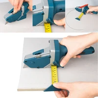 handheld gypsum board cutting tool drywall cutter and tape measure scale tool woodworking scribe woodworking cutting board