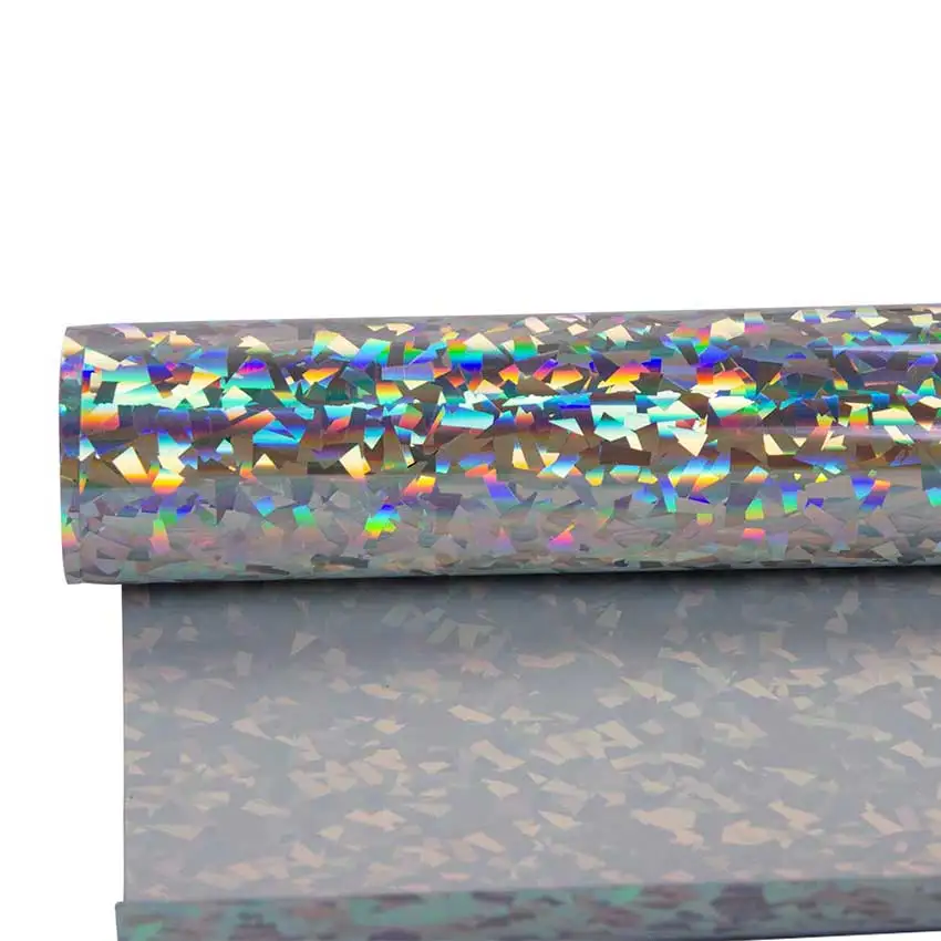 Термотрансферная виниловая голограмма алмазная пленка HTV для самостоятельного