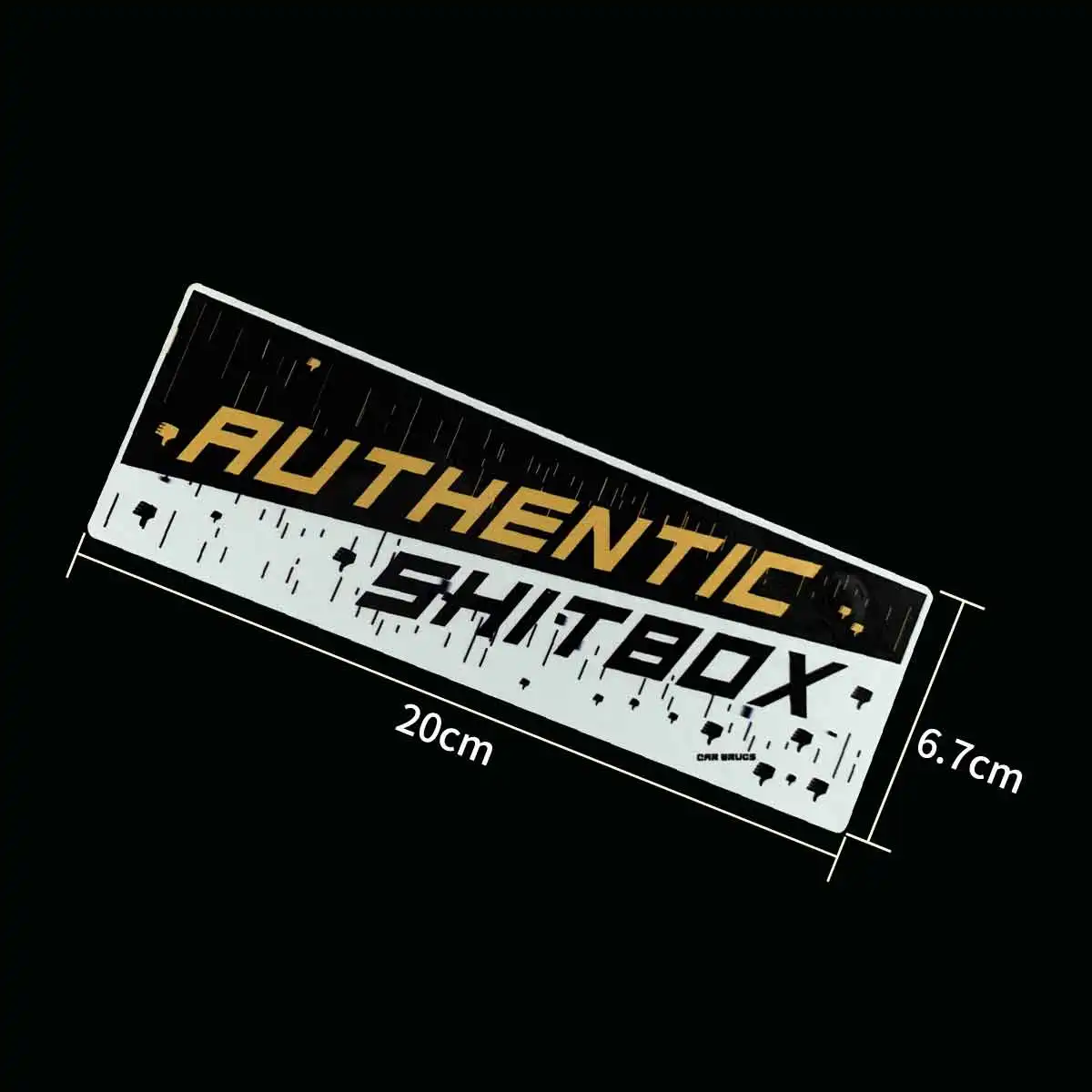 JDM отражающая Автомобильная наклейка аутентичная виниловая Shitbox для