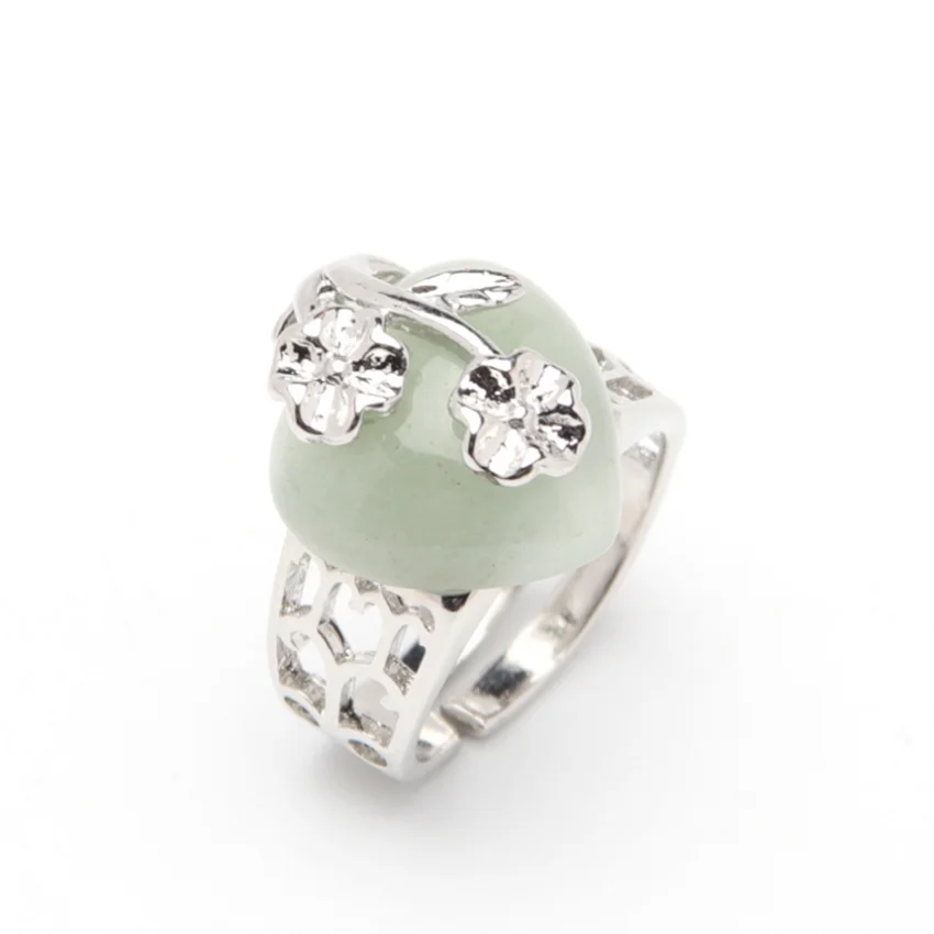 Уникальный подарок на день Святого Валентина FYJS посеребренное кольцо с