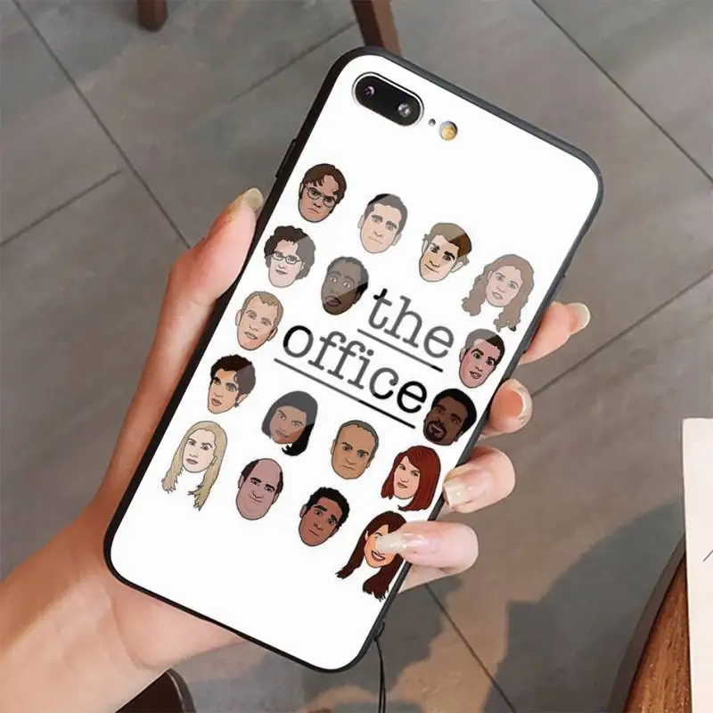 

The office tv show luxury fashion Phone Case shell Tempered glass For iphone 5C 6 6S 7 8 plus X XS XR 11 PRO MAX