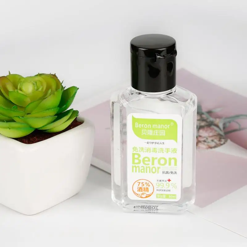 5/1 шт. 60 мл одноразовое дезинфицирующее мыло для рук с 75% спиртом