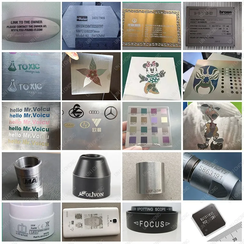 Низкие цены 20 Вт портативная волоконная лазерная маркировочная машина для