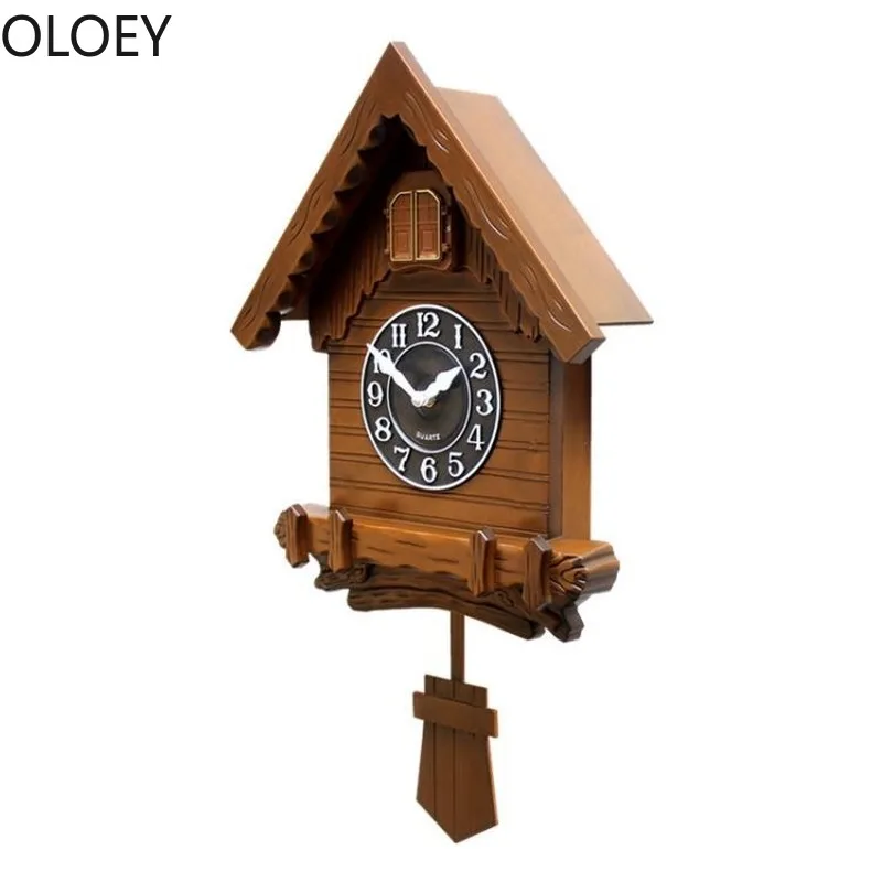 Modern Creative Cuckoo 3D Wall Clock Living Room Children's Bedroom Cartoon Shabby Chic Clocks Home Decor Pendulum | Дом и сад