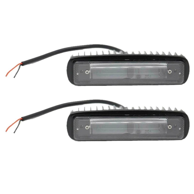 

2X Waterproof 30W LED Forklift Truck RED Line Warning Lamp Safety Working Light