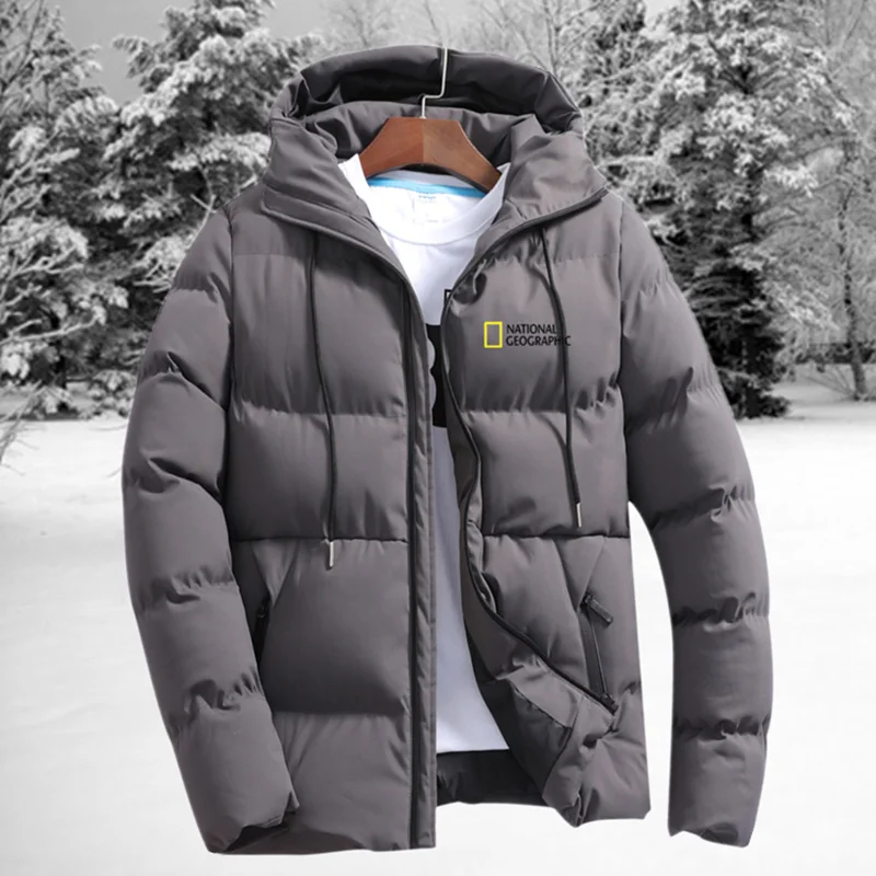 

Doudoune men's clothing, men's thick hooded parka, casual jacket, warm doudoune, windproof, autumn and winter