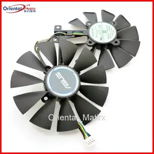 free shipping t129215su 12v 0 5a 87mm vga fan for asus gtx1050ti gtx1060 gtx1070 rx480 graphics card cooler cooling fan free global shipping