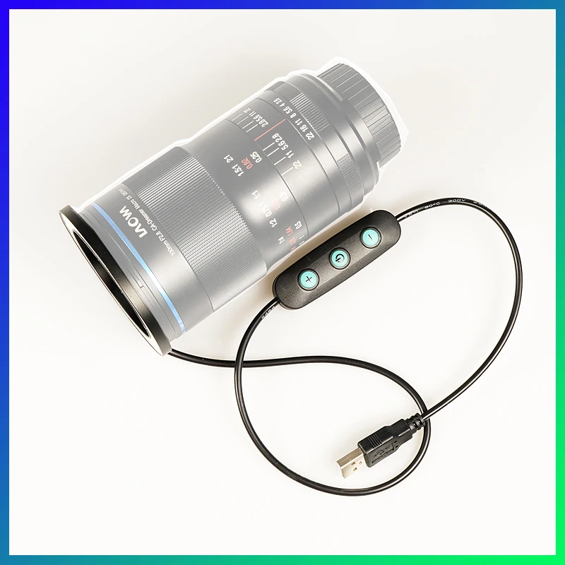 Светодиодная Кольцевая вспышка для макросъемки с светильник цифровой