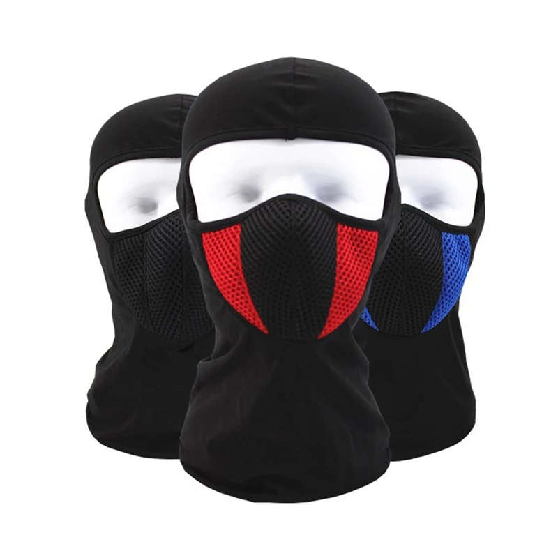 

Breathable Balaclava Motorcycle Full Face Mask Motorbike Cycling Bike Mask Motocross Helmet Hood Moto Riding Neck Face Mask